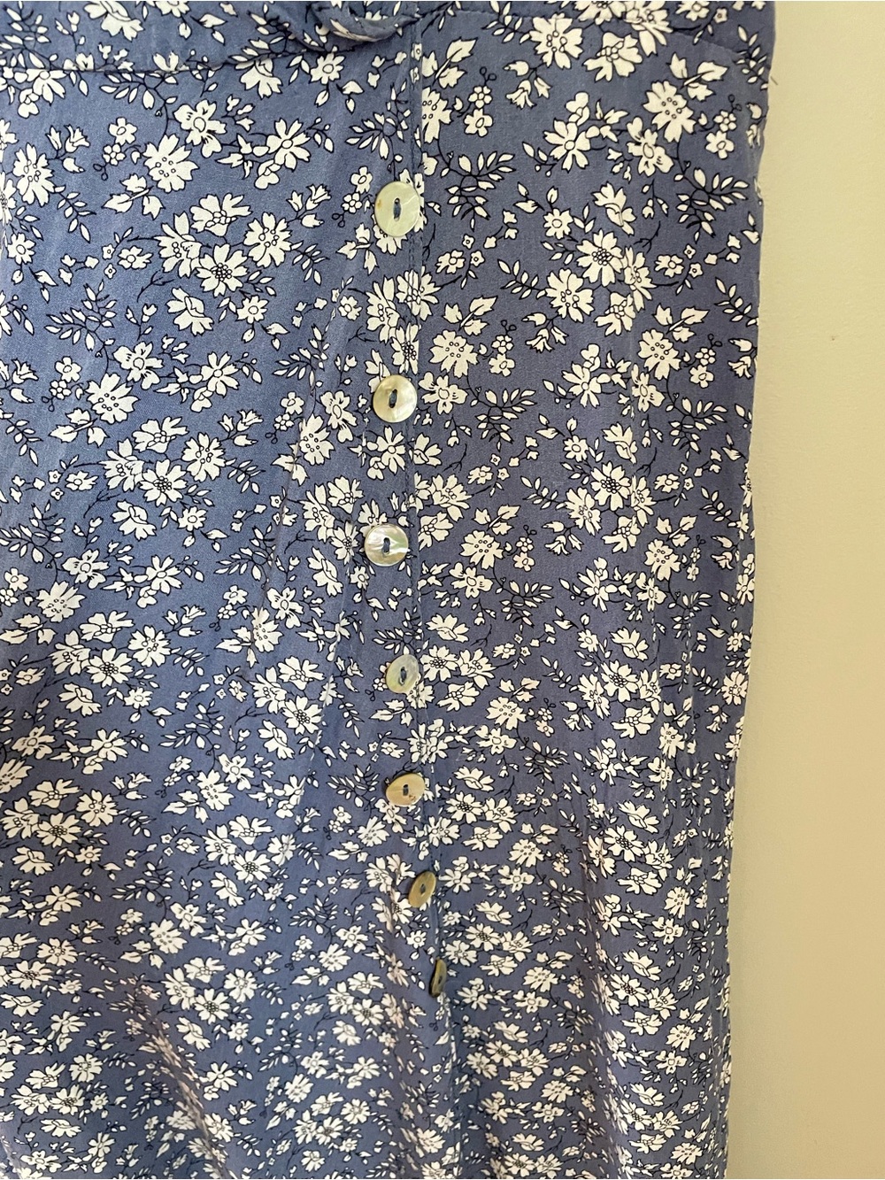 Heartloom Floral Faux-Wrap Midi Dress XL Cottagecore Coastal Vacation Summer - Picture 7 of 12